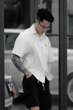 Degrey Shirt BUILT NOT BORN - SHIRTKEM (Cream) - Image 7