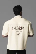 Degrey Shirt BUILT NOT BORN - SHIRTKEM (Cream)