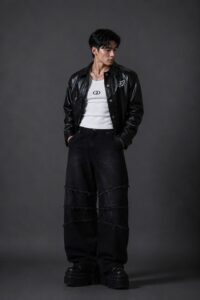 Degrey Simili Black Jacket D Logo - JKDSI - Image 4