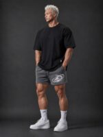 Degrey Black TC Oversized Embroidered New Logo T-shirt – OVSTCDEN - Image 2