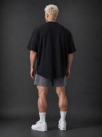 Degrey Black TC Oversized Embroidered New Logo T-shirt – OVSTCDEN - Image 5