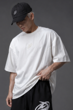 Degrey TC Oversize T-shirt in WHITE with embroidered New Logo - OVSTCTRANG
