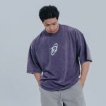 Degrey Wax Purple Oversized Logo T-shirt – OVSWAXTIM - Image 4