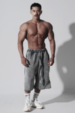 Degrey Washed Gray Shorts - SHOWAXXAM
