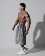 Degrey Washed Gray Shorts - SHOWAXXAM - Image 3