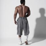 Degrey Washed Gray Shorts - SHOWAXXAM - Image 4