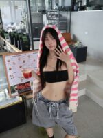 Degrey Washed Gray Shorts - SHOWAXXAM - Image 7