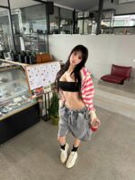 Degrey Washed Gray Shorts - SHOWAXXAM - Image 8