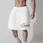 Degrey DECADE White Kaki Shorts with New Logo D - SOKAKITRANG