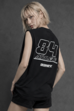 Degrey NATTY Black Cotton Tank Top - TANKNATTY - Image 3