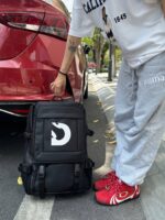 Degrey Travel Backpack Canvas Black - TRABP - Image 8