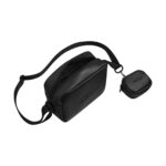 Degrey faux leather crossbody bag, square shape, fashionable everyday design - SQUARE - Image 4