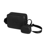 Degrey faux leather crossbody bag, square shape, fashionable everyday design - SQUARE - Image 5