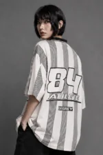 Degrey Athlete CREAM-Striped Polo Shirt - POLOKEM - Image 7