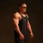 Degrey Tanktop – Black Gym & Sports Tank Top, Breathable, Printed Degrey Logo – Local Brand Degrey Sportswear – BLGD - Image 3
