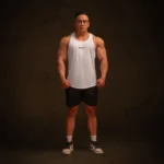 Degrey Tanktop – White Gym & Sports Tank Top, Breathable, Printed Degrey Logo – Local Brand Degrey Sportswear – BLGT - Image 5