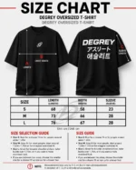 Degrey Black Oversized Logo Print T-shirt – OVSLOGO - Image 3