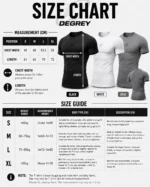 Degrey Compressor Tee white sports t-shirt with embroidered logo - COMTEETRANG - Image 3