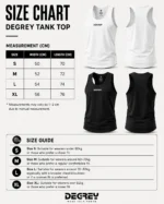 Degrey Tanktop – Black Gym & Sports Tank Top, Breathable, Printed Degrey Logo – Local Brand Degrey Sportswear – BLGD - Image 7