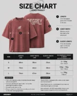 Degrey red wax-colored oversized T-shirt with logo print - OVSWAXDEN - Image 6