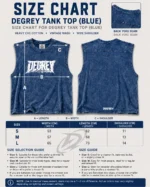 Tank Top WAX BLUE Degree Cotton in Logo - TANKWAXBLUE - Image 4