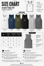 Degrey Tank Top – BLACK 4-Way Stretch Cotton New Logo - TANKNEWLOGODEN - Image 7