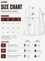 White long-sleeved T-shirt with red Degrey logo, loose fit - OVSLONGTRANG - Image 12