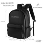 Degrey Double Leather Basic Balo - LBBD - Image 8