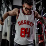 Degrey Tanktop – Men's & Women's Fashion Sports Tank Top in White – TANKT - Image 3