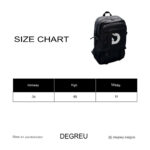 Degrey Travel Backpack Canvas Black - TRABP - Image 11